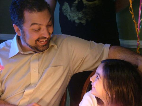 My daughter, many moons ago...